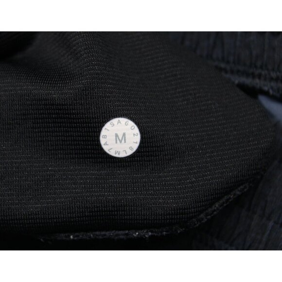 Lululemon Pace Breaker Short Heathered Texture Printed Gray Deep Coal Sz M - Picture 8 of 10